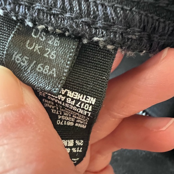 We The Free Women’s Low Rise Wide‎ Leg Black Jeans Size 26 - Picture 11 of 11